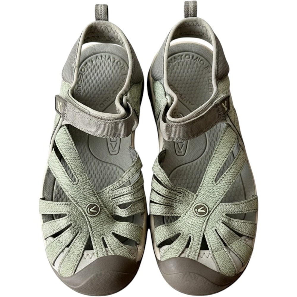 Keen Women's Sage Green Rose Sandal Closed Toe Hiking Water Shoes (US 10)